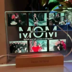 Personalized Custom Photo Text 3D Acrylic Lamp Customized Bedroom NightLight for MOM DAD LOVE Family Gift photo review