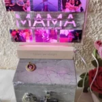 Personalized Custom Photo Text 3D Acrylic Lamp Customized Bedroom NightLight for MOM DAD LOVE Family Gift photo review