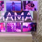 Personalized Custom Photo Text 3D Acrylic Lamp Customized Bedroom NightLight for MOM DAD LOVE Family Gift photo review